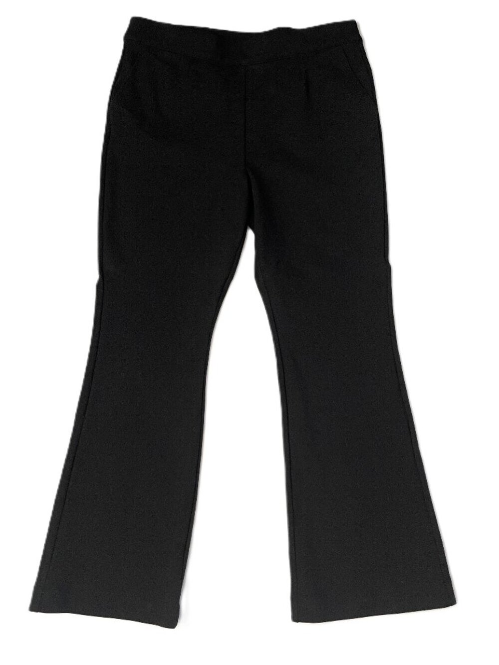 Soft Surroundings Pants Ponte Bootcut Large Black Slimming Stretch Pull On